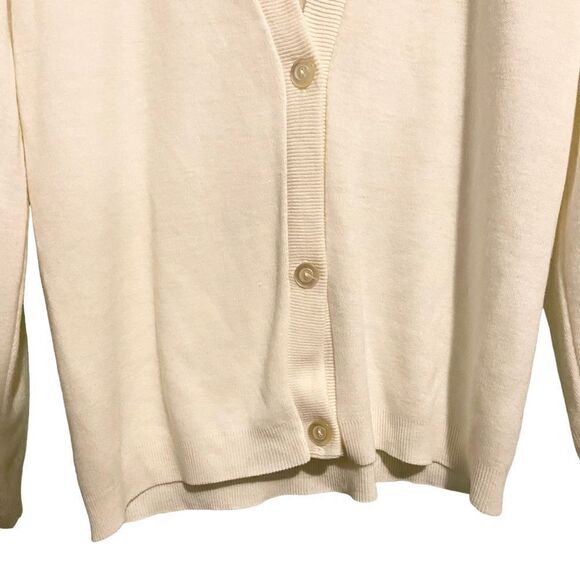 Vintage Spring Seasons Made in USA Front Button Cardigan ***SEE MEASUREMENTS*** - Picture 4 of 7